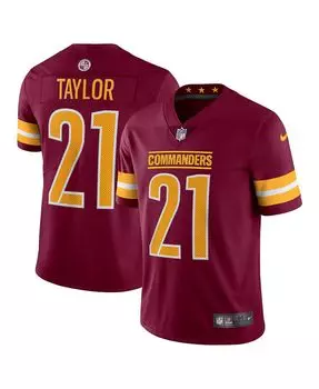 Мужская футболка sean taylor burgundy washington commanders 2022 home retired player limited jersey Nike