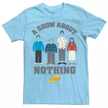 Мужская футболка Seinfeld A Show About Group Shot Licensed Character