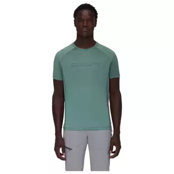 Мужская футболка SELUN FL LOGO Mammut mountain, зеленый