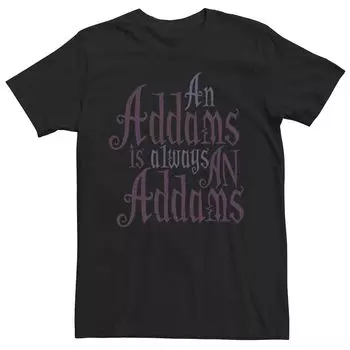 Мужская футболка «Семейка Аддамс»: футболка Addams Is Always A Addams Licensed Character