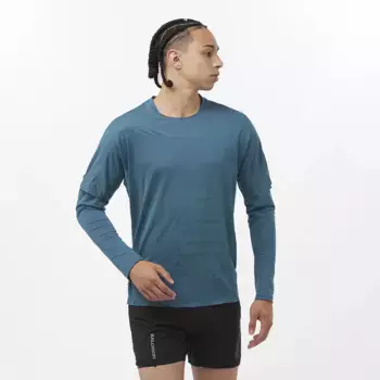 Мужская футболка Sense Aero GFX Salomon, синий