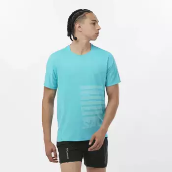 Мужская футболка Sense Aero Salomon, синий