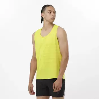 Мужская футболка Sense Aero Salomon, жёлтый