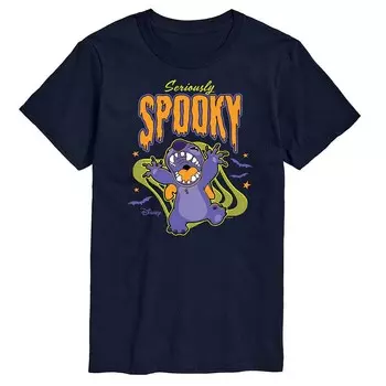 Мужская футболка Seriously Spooky от Disney's Lilo & Stitch, темно-синий