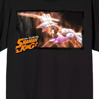 Мужская футболка Shaman King Yoh с мечом Licensed Character