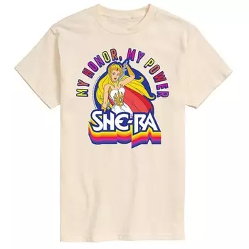 Мужская футболка SheRa My Honor My Power с графическим рисунком Licensed Character, бежевый