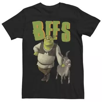 Мужская футболка «Шрек 2 лучшие друзья» Licensed Character