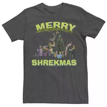 Мужская футболка Shrek Group Shot Friends Merry Shrekmas Licensed Character