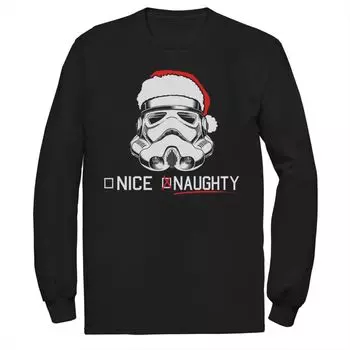 Мужская футболка штурмовика «Звездные войны» Naughty Nice с длинными рукавами Licensed Character