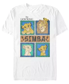 Мужская футболка simbafied с круглым вырезом и короткими рукавами Fifth Sun, белый