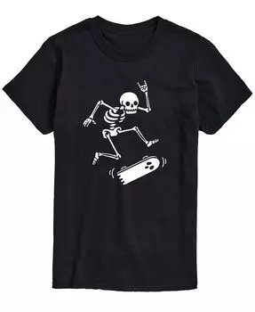 Мужская футболка Skateboarding Skeleton Classic Fit AIRWAVES, черный