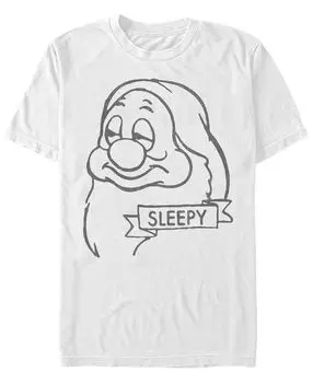 Мужская футболка sleepy с круглым вырезом и короткими рукавами Fifth Sun, белый
