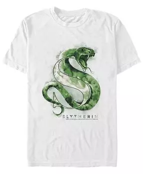 Мужская футболка Slytherin Mystic с короткими рукавами и круглым вырезом Fifth Sun, белый