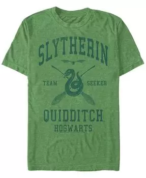 Мужская футболка Slytherin Seeker с короткими рукавами и круглым вырезом Fifth Sun, зеленый