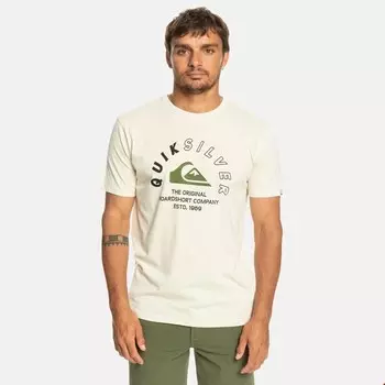 Мужская футболка смешанные сигналы Quiksilver, экрю