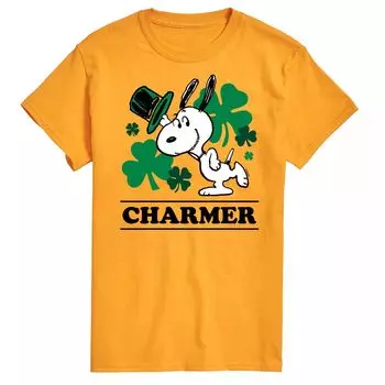 Мужская футболка Snoopy Charmer цвета арахиса Licensed Character