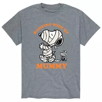 Мужская футболка Snoopy My Mummy цвета арахиса Licensed Character