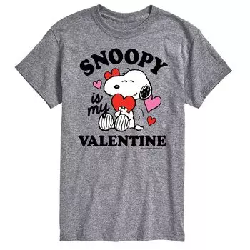 Мужская футболка Snoopy My Valentine с арахисом Licensed Character