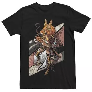 Мужская футболка со шлемом Marvel Angela Guardians of the Galaxy Licensed Character