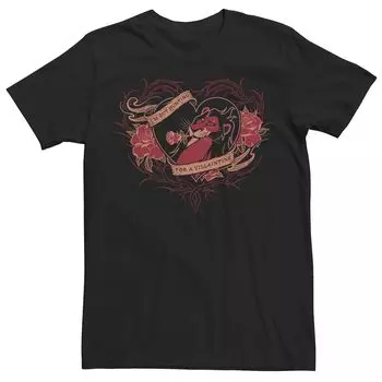 Мужская футболка со шрамом Disney Villains Valentines в поисках футболки ко Дню святого Валентина Licensed Character