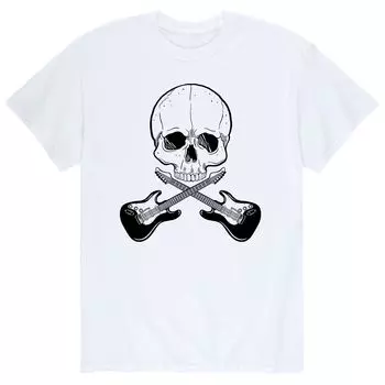 Мужская футболка со скрещенными гитарами Licensed Character