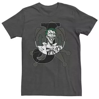 Мужская футболка со смехом и плакатом с изображением Джокера из комиксов DC Comics Licensed Character