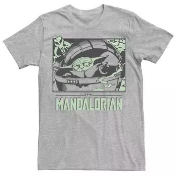 Мужская футболка со вставками Star Wars: The Mandalorian The Child Magic Hand Thing Licensed Character