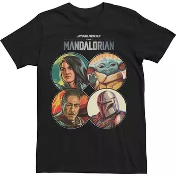 Мужская футболка со вставками в виде монет Star Wars The Mandalorian Mando Coins
