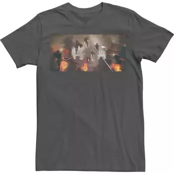 Мужская футболка со вставками «Звездные войны» Mandalorian Ambush Licensed Character
