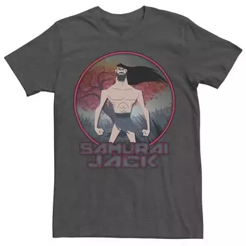 Мужская футболка со значком Cartoon Network Samurai Jack The Meditating Warrior Licensed Character