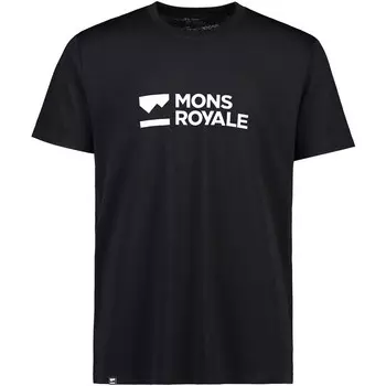 Мужская футболка со значком Mons Royale, черный