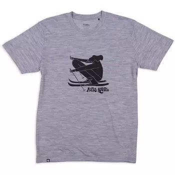 Мужская футболка со значком Mons Royale, серый