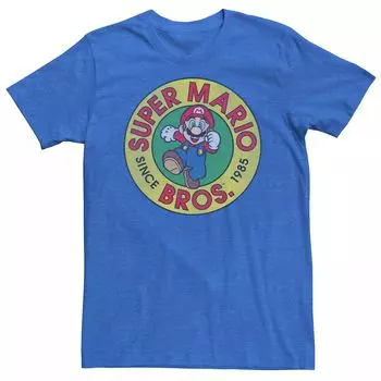 Мужская футболка со значком Nintendo Super Mario Bros с 1985 года Licensed Character