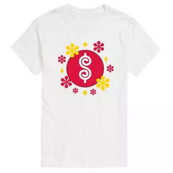 Мужская футболка со знаком доллара The Price Is Right Licensed Character
