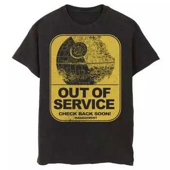 Мужская футболка со звездой Смерти, скоро выйдет из строя Star Wars