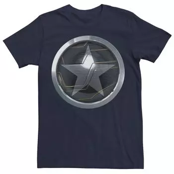 Мужская футболка «Сокол и Зимний солдат» Bucky Shield Licensed Character