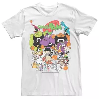 Мужская футболка Space Jam Big Group Shot Licensed Character