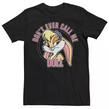 Мужская футболка Space Jam Lola Bunny Don't Ever Call Me Doll Licensed Character