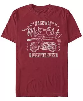 Мужская футболка Speedway с короткими рукавами и круглым вырезом Fifth Sun, красный