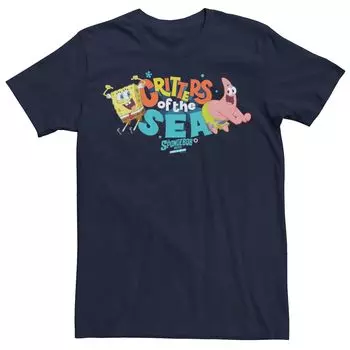 Мужская футболка Sponge Bob SquarePants Sponge On The Run Critters Of The Sea Licensed Character
