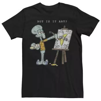 Мужская футболка Sponge Bob SquarePants Squidward But Is It Art Licensed Character