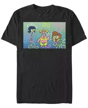 Мужская футболка sponge night с круглым вырезом и короткими рукавами Fifth Sun, черный