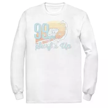 Мужская футболка Spongebob '99 Surfs Up Faded Retro Portrait с длинными рукавами Licensed Character