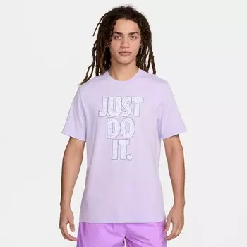 Мужская футболка спортивной одежды just do it Nike, сиреневый