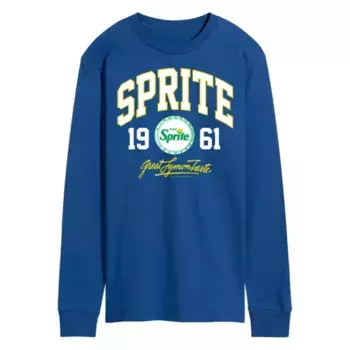 Мужская футболка Sprite College с длинным рукавом и графическим принтом Licensed Character, цвет royal blue