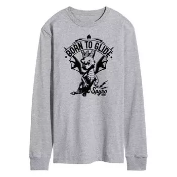 Мужская футболка Spyro Born To Glide Licensed Character