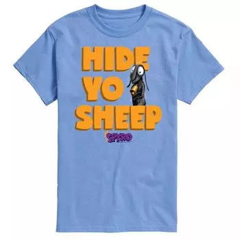 Мужская футболка Spyro Hide Yo Sheep Licensed Character
