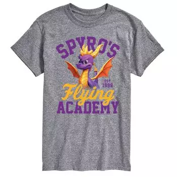 Мужская футболка Spyro's Flying Academy Licensed Character