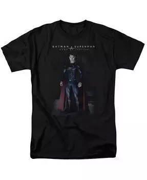 Мужская футболка Stand с коротким рукавом для взрослых Batman V Superman, черный