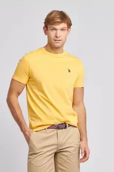 Мужская футболка стандартного кроя с двумя всадниками U.S. Polo Assn, оранжевый